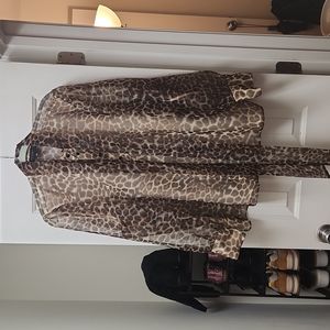 Eloquii Neck Tie Blouse